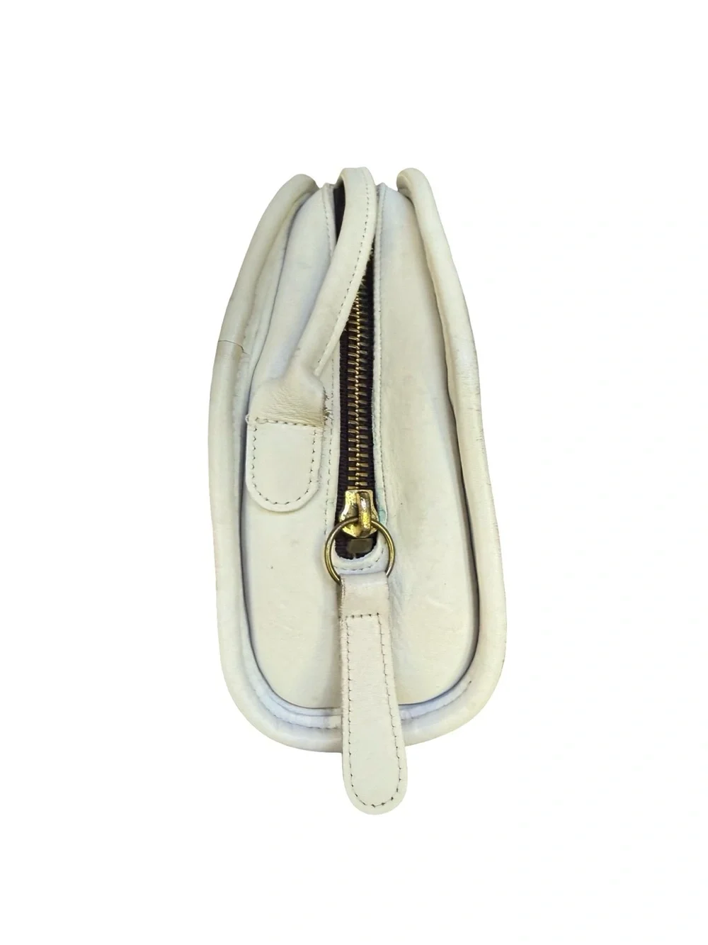 Vintage Coach Kimball Half-Moon Cream Crossbody Bag 1050-335